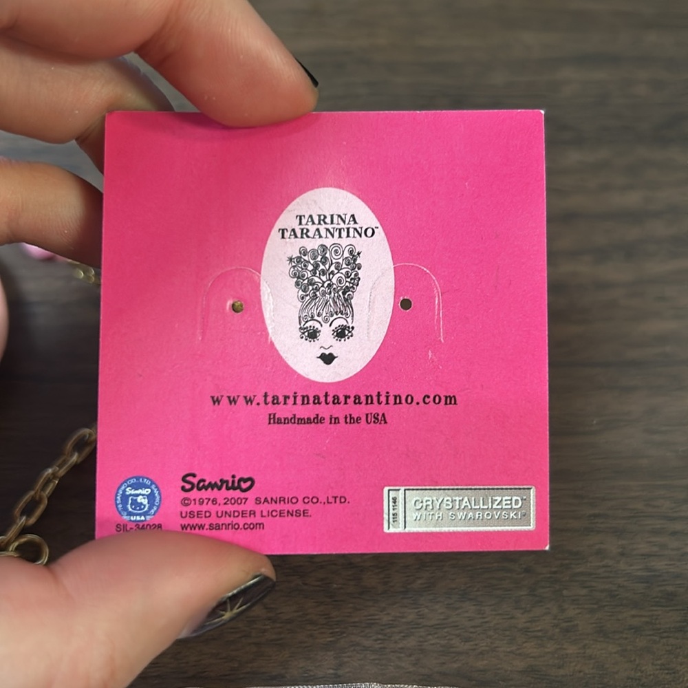 RARE Tarina Tarantino Pink Head Collection Lolita Necklace - Picture 3 of 3